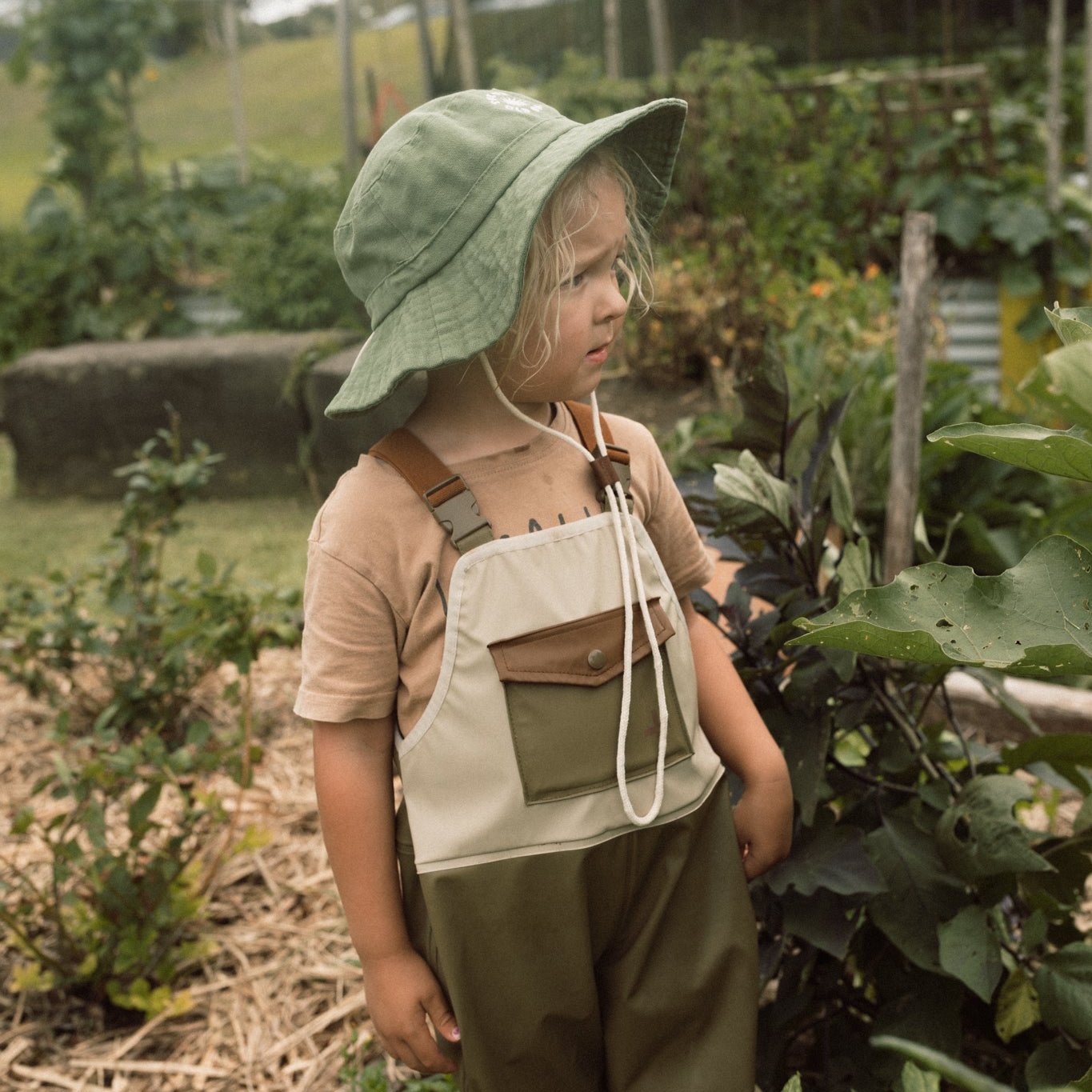 The Good Old Days Sun Hat - Green