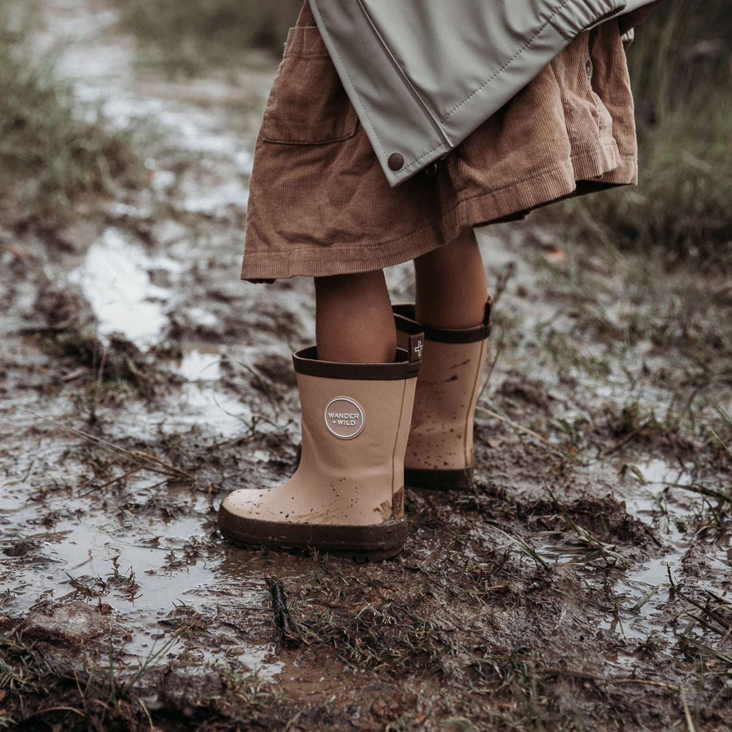 Natural Rubber Gumboots - Wildflower