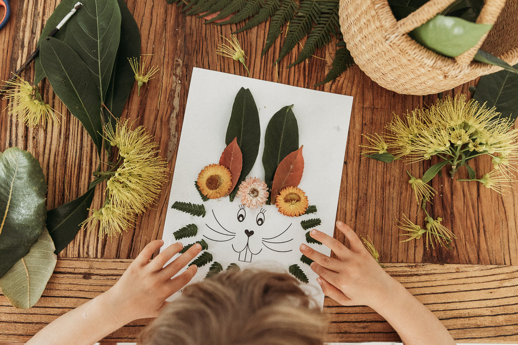 Easter Bunny Nature Craft Printable