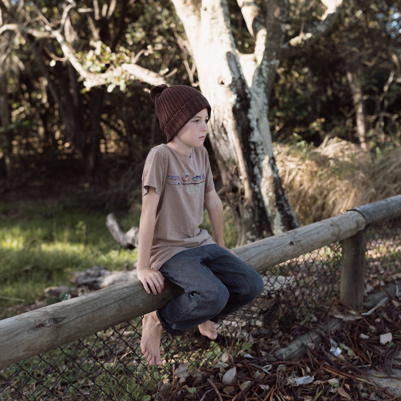 Sprinkle Beanie - Brown