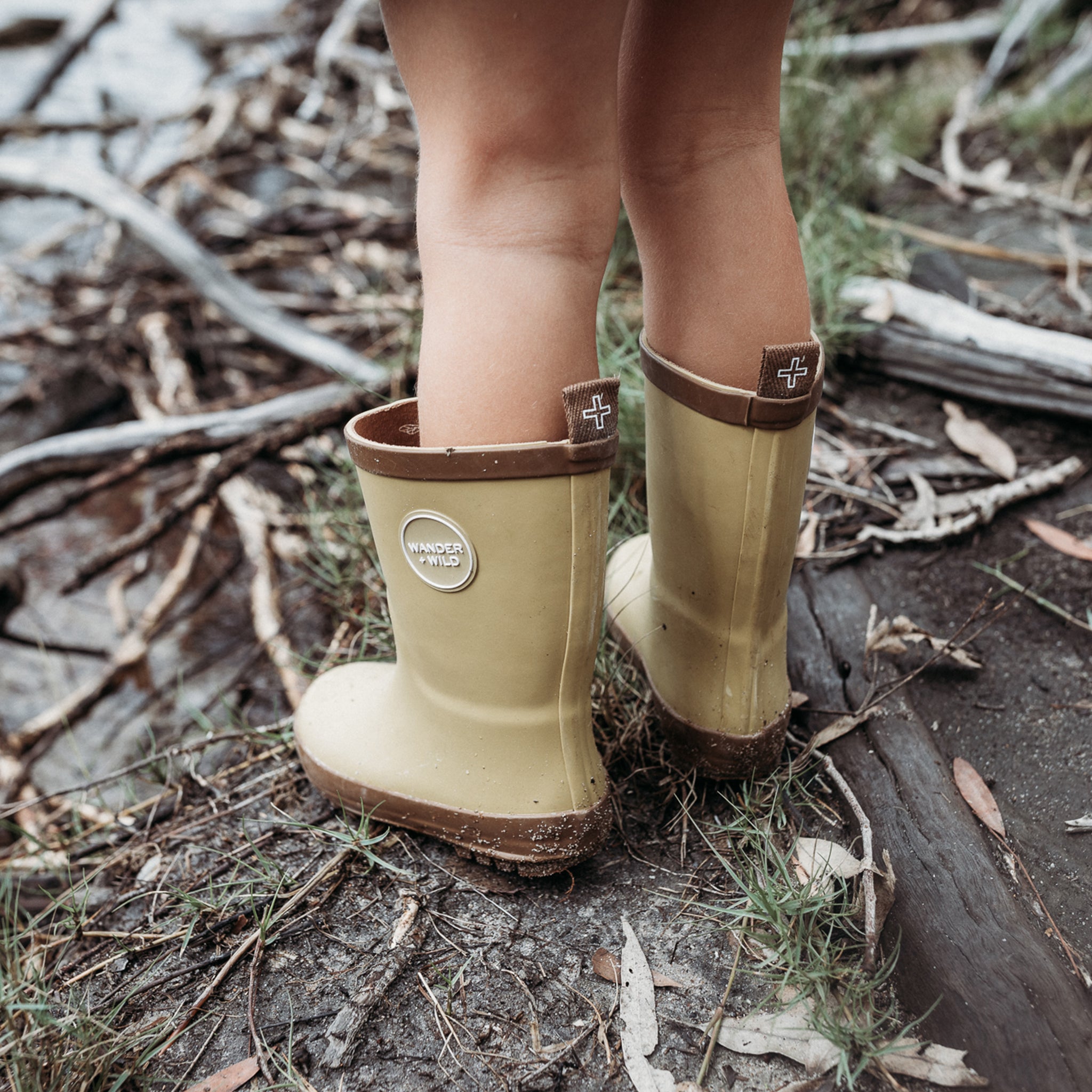 Natural shop rubber gumboots