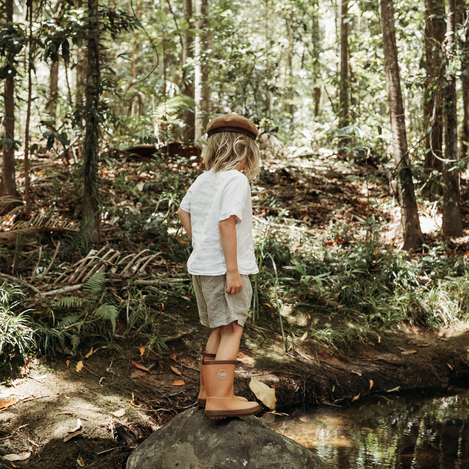 Natural Rubber Gumboots - Desert