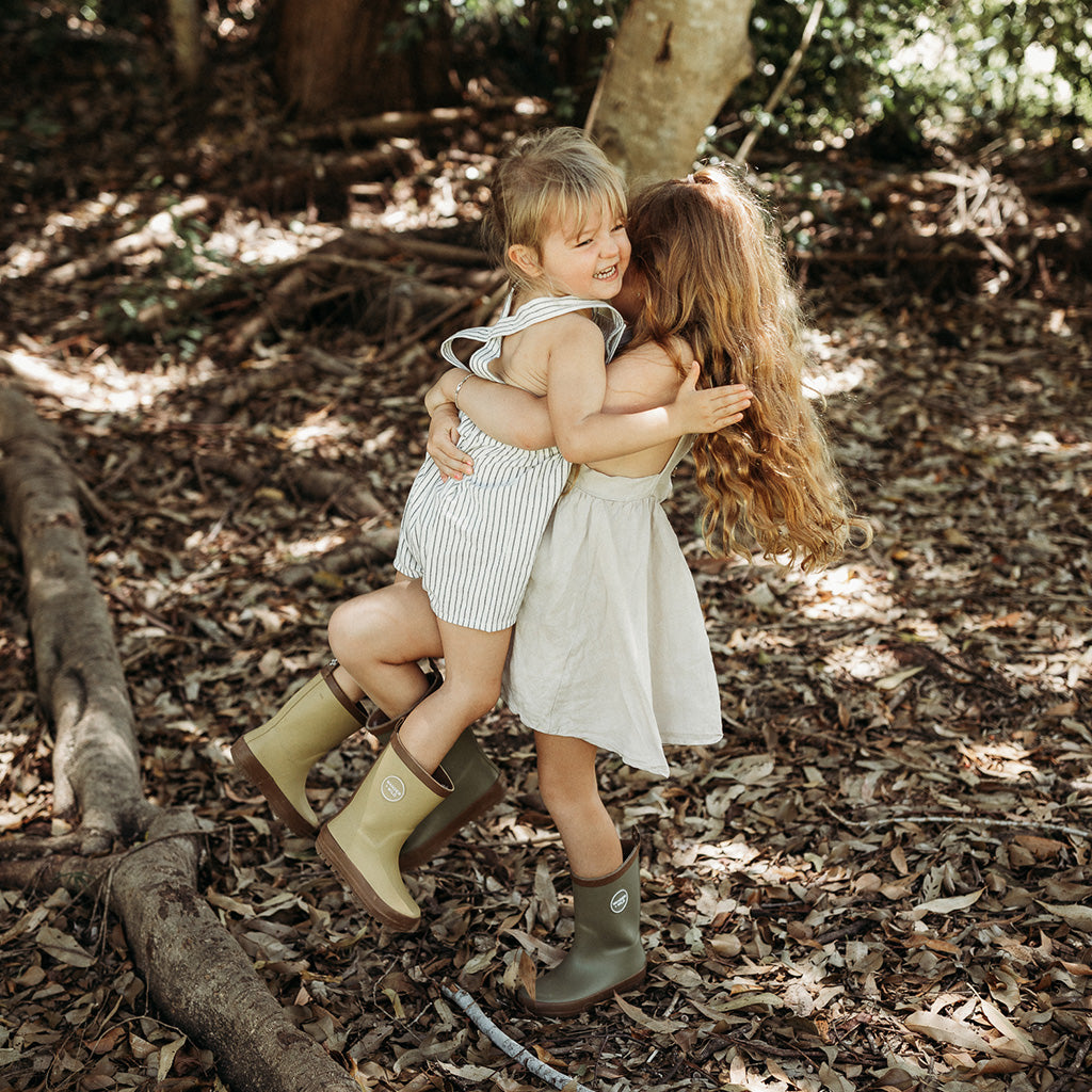 Natural Rubber Gumboots - Forest