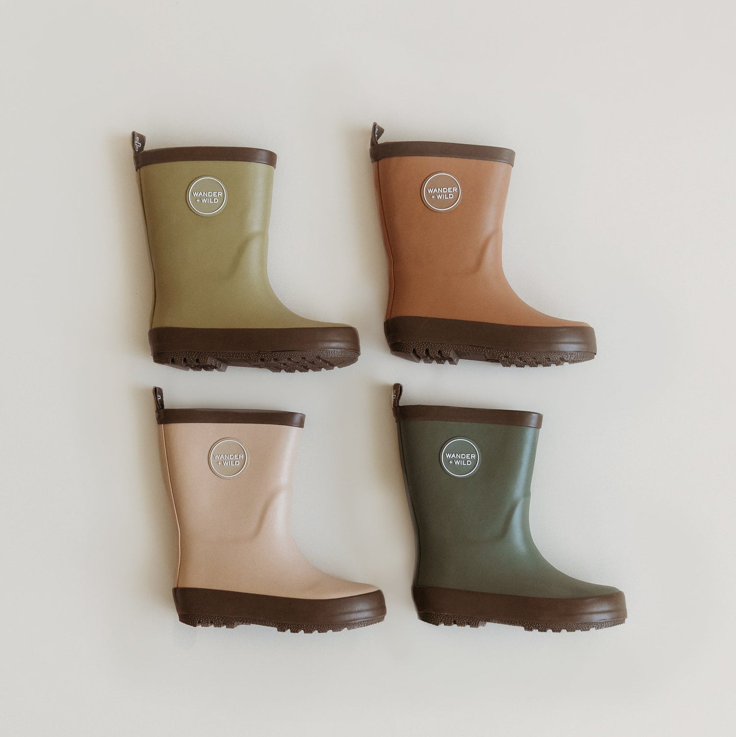 Natural Rubber Gumboots - Desert