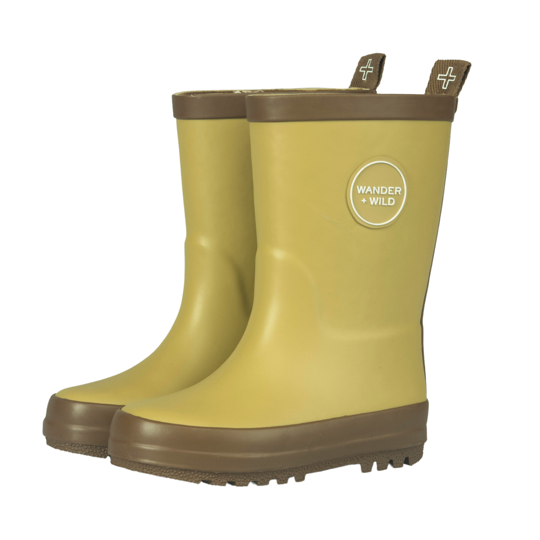 Buy Natural Gumboot Online l Kid's gumboots Online Wander + Wild